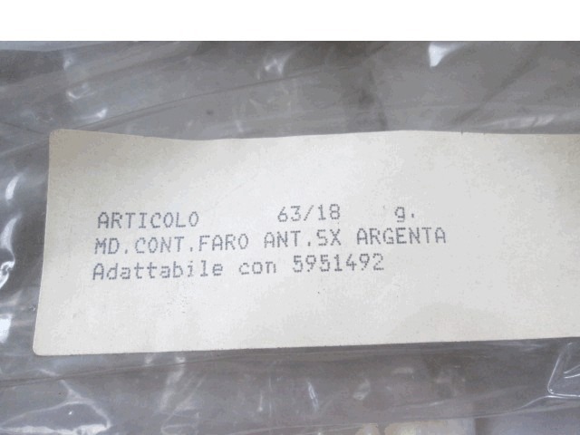 STOSSLEISTE SEITENWAND  OEM N. 5951492 GEBRAUCHTTEIL FIAT ARGENTA (1981 - 1985)BENZINA HUBRAUM 20 JAHR. 1981