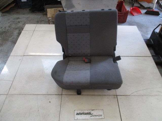 SITZ HINTEN OEM N. 16812 SEDILE SDOPPIATO POSTERIORE TESSUTO GEBRAUCHTTEIL HYUNDAI GETZ (2002 - 02/2006) DIESEL HUBRAUM 15 JAHR. 2004