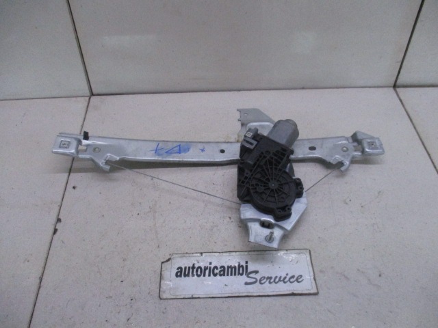 TURFENSTERMECHANISMUS HINTEN OEM N. 9802619280 GEBRAUCHTTEIL CITROEN C3 MK2 SC (2009 - 2016) DIESEL HUBRAUM 14 JAHR. 2010