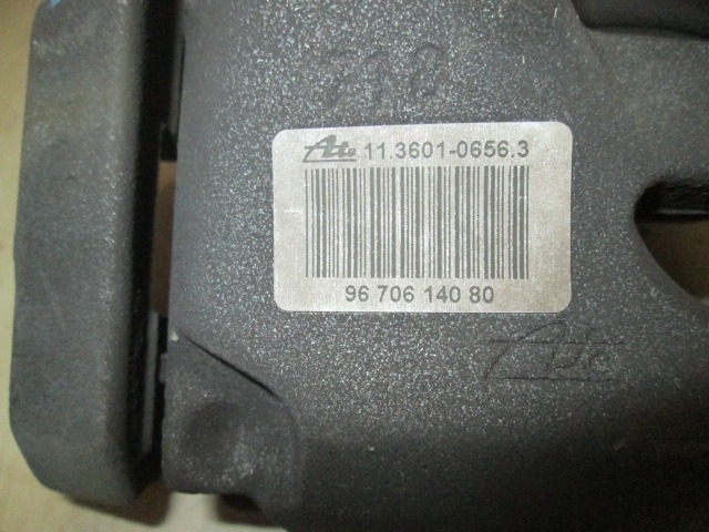 BREMSZANGE VORNE RECHTS OEM N. 9670614080 GEBRAUCHTTEIL CITROEN BERLINGO MK2 (2008 -2018) DIESEL HUBRAUM 16 JAHR. 2012