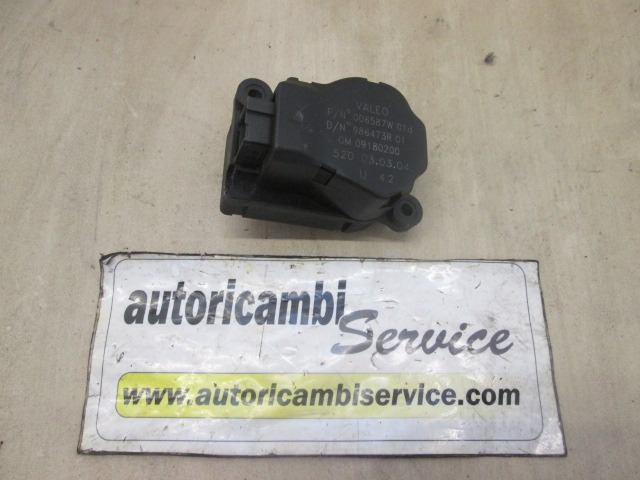 SATZ KLEINTEILE/STELLHEBEL KLIMAGERAT OEM N. 9180200 GEBRAUCHTTEIL OPEL VECTRA BER/SW (2002 - 2006) DIESEL HUBRAUM 19 JAHR. 2004