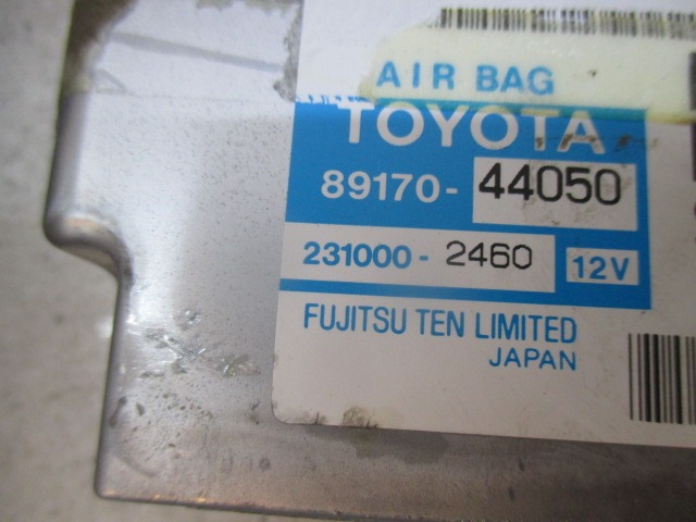 KIT KOMPLETTE AIRBAG OEM N. 16027 KIT AIRBAG COMPLETO GEBRAUCHTTEIL TOYOTA AVENSIS VERSO (2001 - 2004) DIESEL HUBRAUM 20 JAHR. 2002