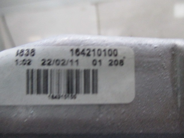 HEIZKORPER OEM N. 164210100 GEBRAUCHTTEIL FIAT PUNTO EVO 199 (2009 - 2012)  BENZINA HUBRAUM 12 JAHR. 2011