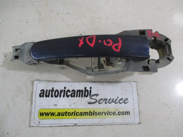 TURGRIFF RECHTS HINTEN OEM N. 3B0837207GGRU GEBRAUCHTTEIL VOLKSWAGEN GOLF MK4 BER/SW (1998 - 2004) BENZINA HUBRAUM 16 JAHR. 1999