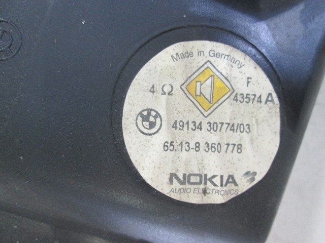 SOUND MODUL SYSTEM OEM N. 8360778 GEBRAUCHTTEIL BMW SERIE 5 E39 BER/SW (1995 - 08/2000) DIESEL HUBRAUM 25 JAHR. 1998