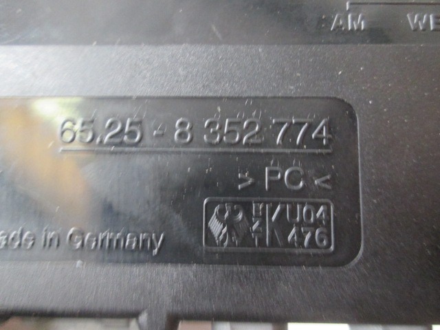 AMPLIFICATORE / CENTRALINA ANTENNA OEM N. 8352774 GEBRAUCHTTEIL BMW SERIE 5 E39 BER/SW (1995 - 08/2000) DIESEL HUBRAUM 25 JAHR. 1998