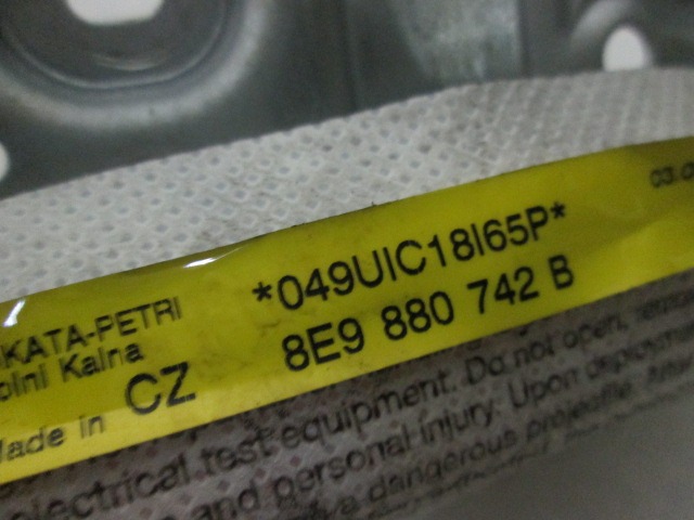 KOPFAIRBAG RECHTS OEM N. 8E9880742B GEBRAUCHTTEIL AUDI A4 8EC 8ED 8HE B7 BER/SW/CABRIO (2004 - 2007) DIESEL HUBRAUM 20 JAHR. 2007