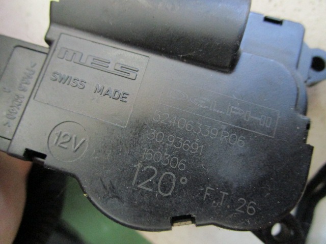 SATZ KLEINTEILE/STELLHEBEL KLIMAGERAT OEM N. 52406339 GEBRAUCHTTEIL OPEL ASTRA H L48,L08,L35,L67 5P/3P/SW (2004 - 2007) DIESEL HUBRAUM 17 JAHR. 2006