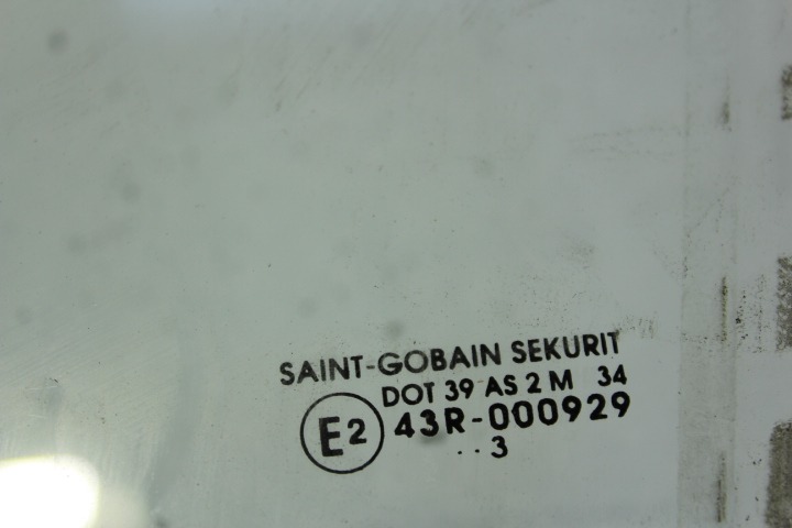TURSCHEIBE VORNE LINKS OEM N. 1487189080 GEBRAUCHTTEIL FIAT ULYSSE MK2 (2002 - 2010) DIESEL HUBRAUM 22 JAHR. 2003