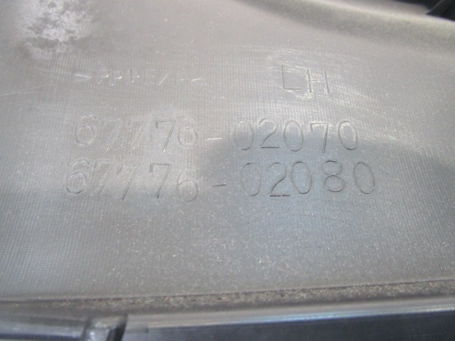 TURVERKLEIDUNG  OEM N. 16378 PANNELLO INTERNO PORTA POSTERIORE GEBRAUCHTTEIL TOYOTA COROLLA E120/E130 (2000 - 2006) BENZINA HUBRAUM 14 JAHR. 2004
