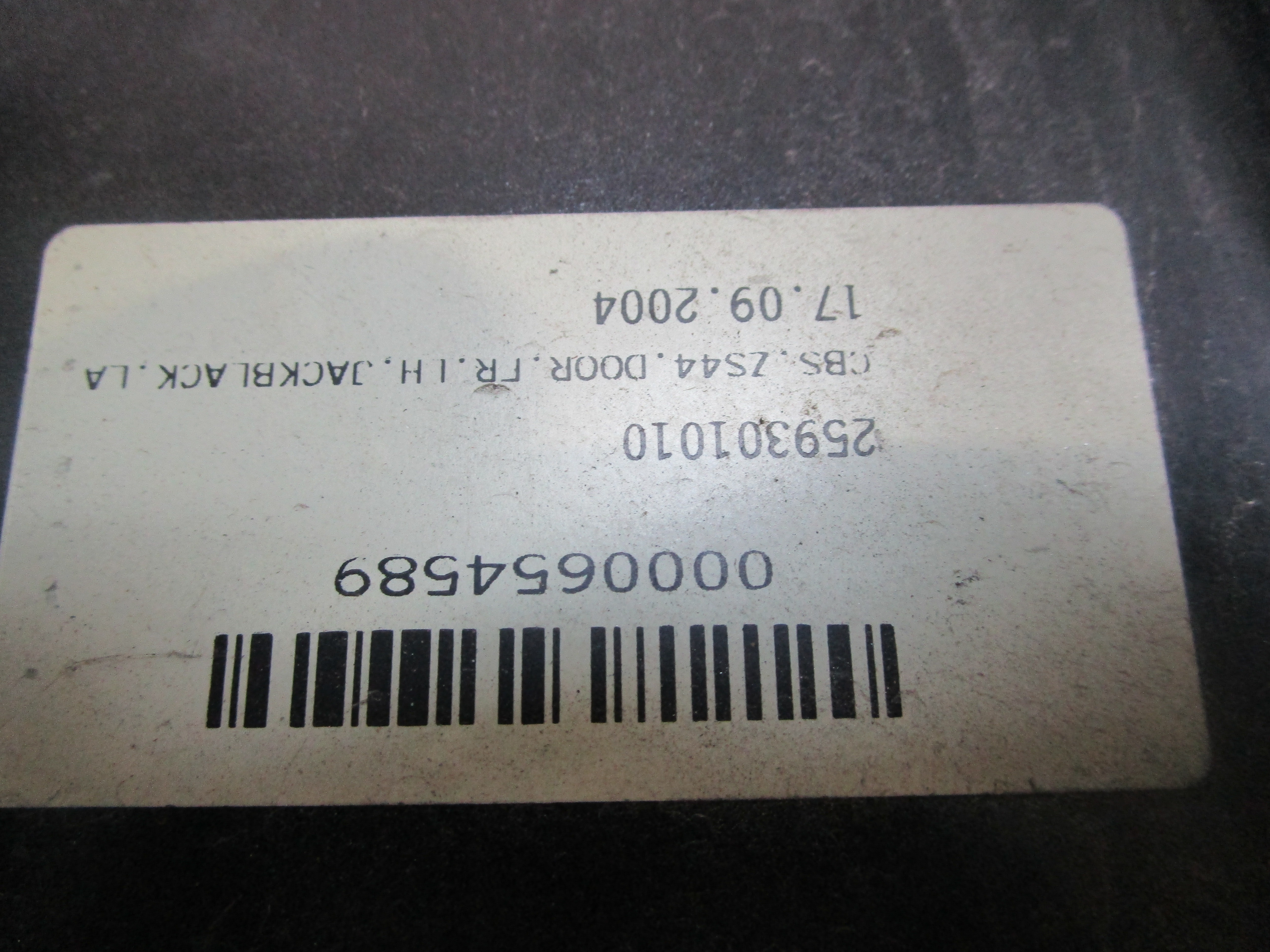 TUR FAHRERTUR LINKS VORNE OEM N. 4547220109FKZ GEBRAUCHTTEIL SMART FORFOUR (2004 - 2006) DIESEL HUBRAUM 15 JAHR. 2005