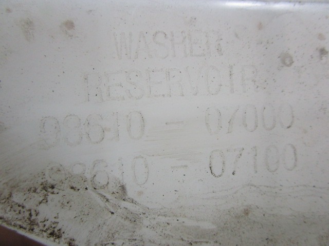 WISCHWASSERBEHALTER WASSERBEHALTER OEM N. 98610-07000 GEBRAUCHTTEIL KIA PICANTO (2004 - 2008) BENZINA HUBRAUM 11 JAHR. 2005