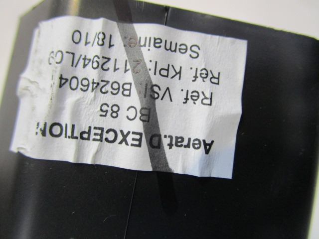 LUFTAUSTRITT OEM N. 7701061212 GEBRAUCHTTEIL RENAULT CLIO (05/2009 - 2013) DIESEL HUBRAUM 15 JAHR. 2010