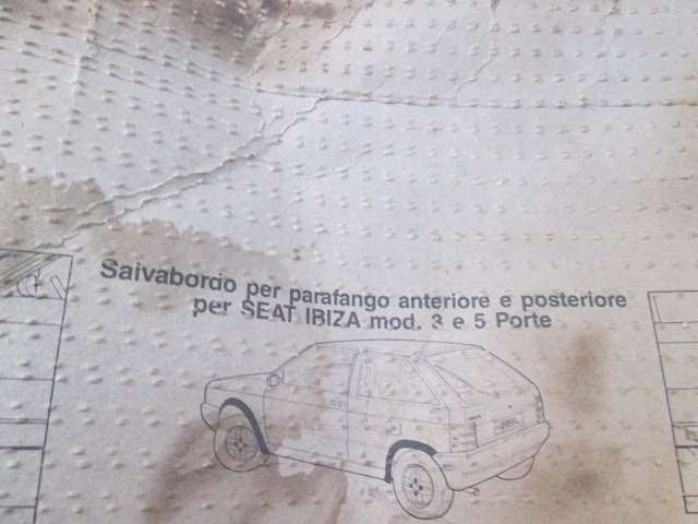 HECK / KOTFLUGEL OEM N.  GEBRAUCHTTEIL SEAT IBIZA MK1 (1984 - 1993)BENZINA HUBRAUM 12 JAHR. 1985
