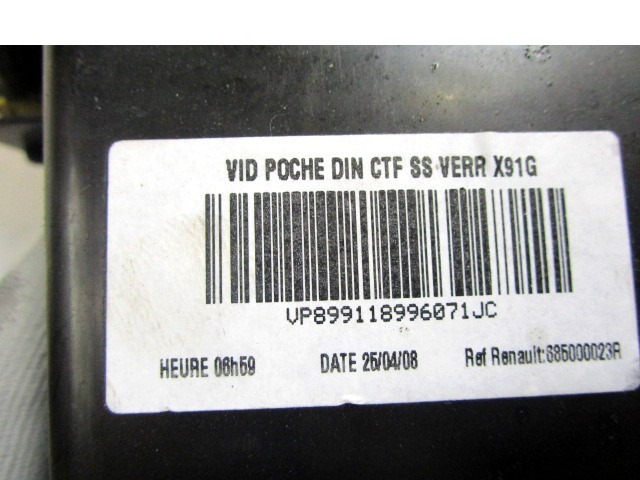 HANDSCHUHKASTEN OEM N. 885000023R GEBRAUCHTTEIL RENAULT LAGUNA MK3 BER/SW (10/2007 - 08/2010) DIESEL HUBRAUM 20 JAHR. 2008