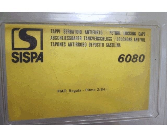 TANKDECKEL OEM N. 6080 GEBRAUCHTTEIL FIAT RITMO (1982 - 1988)BENZINA HUBRAUM 13 JAHR. 1982