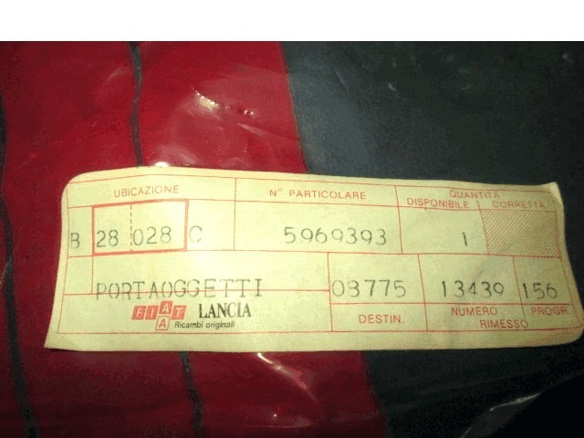TUNNELOBJEKTHALTER OHNE ARMLEHNE OEM N. 5969393 GEBRAUCHTTEIL FIAT RITMO (1978 - 1982)BENZINA HUBRAUM 11 JAHR. 1978