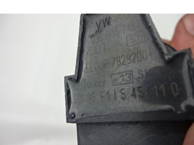 ZUNDSPULE OEM N. 036905715F GEBRAUCHTTEIL SEAT IBIZA MK4 BER/SW (2008 - 2012)BENZINA HUBRAUM 12 JAHR. 2012