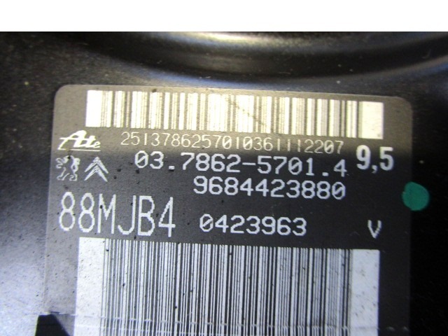 BREMSKRAFTVERSTARKER UNTERDRUCK OEM N. 9684423880 GEBRAUCHTTEIL CITROEN C4 PICASSO/GRAND PICASSO MK1 (2006 - 08/2013) DIESEL HUBRAUM 16 JAHR. 2011