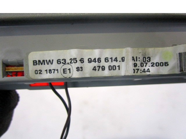 DRITTE BREMSLEUCHTE OEM N. 63256946614 GEBRAUCHTTEIL BMW SERIE 3 BER/SW/COUPE/CABRIO E90/E91/E92/E93 (2005 - 08/2008) DIESEL HUBRAUM 20 JAHR. 2005