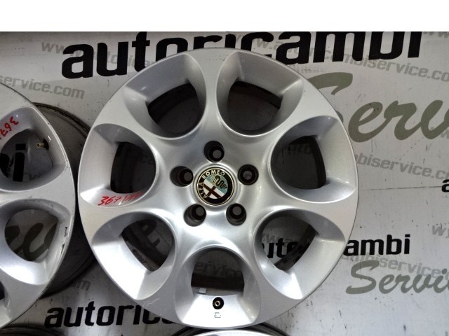 LEICHTMETALLRADSATZ 16'  OEM N. 19449 SET 4 CERCHI IN LEGA GEBRAUCHTTEIL ALFA ROMEO 159 939 BER/SW (2005 - 2013) DIESEL HUBRAUM 19 JAHR. 2008