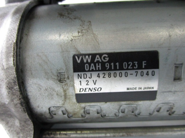 ANLASSER STARTER OEM N. 0AH911023F GEBRAUCHTTEIL AUDI A3 8P 8PA 8P1 RESTYLING (2008 - 2012)BENZINA HUBRAUM 12 JAHR. 2011