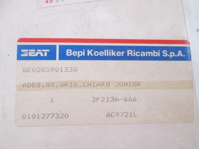 STOSSLEISTE SEITENWAND  OEM N.  GEBRAUCHTTEIL SEAT IBIZA MK1 (1984 - 1993)BENZINA HUBRAUM 12 JAHR. 1985