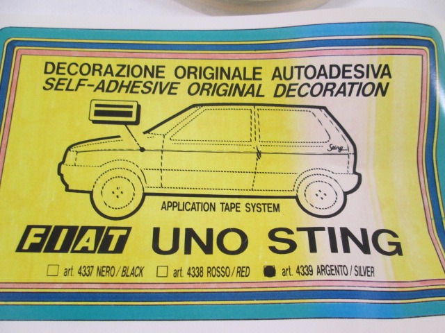 STOSSLEISTE SEITENWAND  OEM N. 4339 GEBRAUCHTTEIL FIAT UNO MK1 (1983 -1989)BENZINA HUBRAUM 10 JAHR. 1983