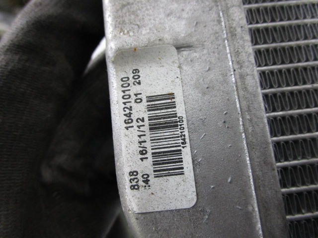 HEIZKORPER OEM N. 164210100 GEBRAUCHTTEIL FIAT DOBLO MK2 (2009 -2015)BENZINA/METANO HUBRAUM 14 JAHR. 2013