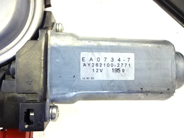 TURFENSTERMECHANISMUS VORN OEM N. 05135250AA AY262100-2771 GEBRAUCHTTEIL CHRYSLER VOYAGER/GRAN VOYAGER RG RS MK4 (2001 - 2007) DIESEL HUBRAUM 25 JAHR. 2001