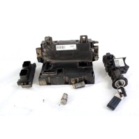 51798646 KIT ACCENSIONE AVVIAMENTO FIAT PANDA VAN 1.2 M 44KW 5M 5P (2009) RICAMBIO USATO CON CENTRALINA MOTORE, BLOCCHETTI ACCENSIONE APERTURA CON CHIAVE 51783783 46845361 61027500