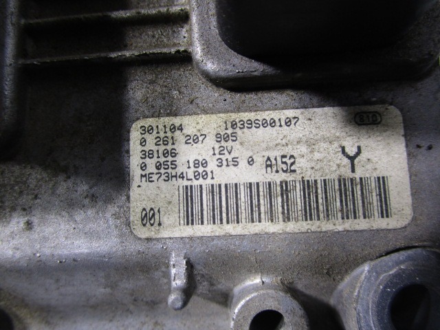 GRUNDSTEUERGERAT DDE OEM N. 261207905 GEBRAUCHTTEIL LANCIA Y (2000 - 2003) BENZINA HUBRAUM 12 JAHR. 2003