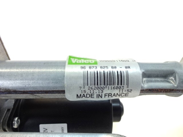 WINDSCHUTZSCHEIBEN-WISCHERMOTOR OEM N. 9687382580 W000011600 GEBRAUCHTTEIL CITROEN C4 MK2 (DAL 2010) DIESEL HUBRAUM 16 JAHR. 2014