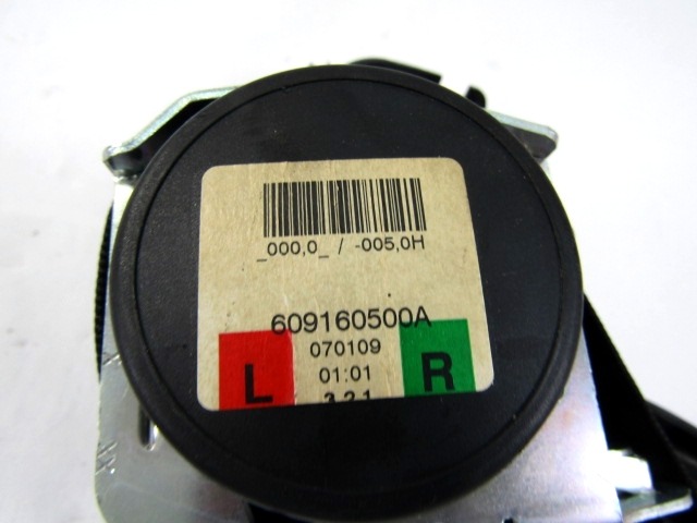 SICHERHEITSGURT OEM N. 609160500A GEBRAUCHTTEIL OPEL CORSA D (2006 - 2011) BENZINA HUBRAUM 12 JAHR. 2007