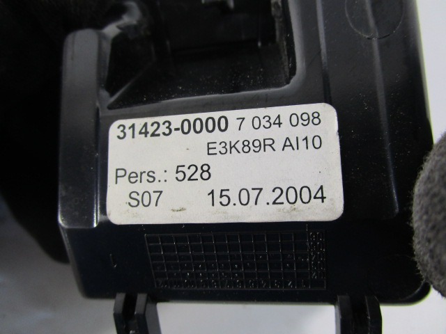 EINSATZ ASCHER OEM N. 7034098 GEBRAUCHTTEIL BMW SERIE 5 E60 E61 (2003 - 2010) DIESEL HUBRAUM 30 JAHR. 2004