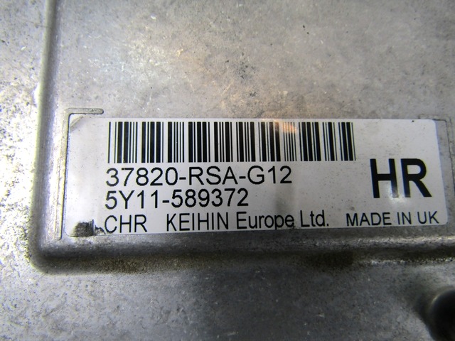 KIT ACCENSIONE AVVIAMENTO OEM N. 19241 KIT ACCENSIONE AVVIAMENTO GEBRAUCHTTEIL HONDA CIVIC (2006 - 2012)BENZINA HUBRAUM 18 JAHR. 2006