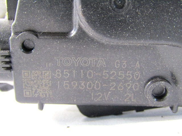 WINDSCHUTZSCHEIBEN-WISCHERMOTOR OEM N. 85110-52550 GEBRAUCHTTEIL TOYOTA URBAN CRUISER (2009 - 2014) DIESEL HUBRAUM 14 JAHR. 2009