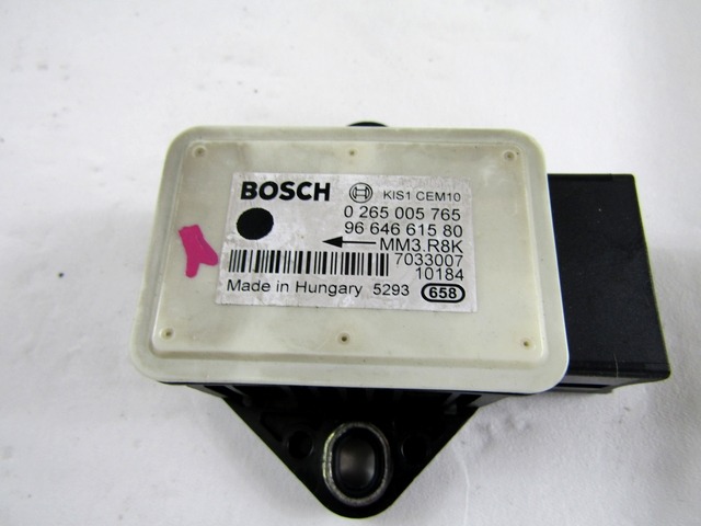 SENSOR ESP OEM N. 0265005765 9664661580 GEBRAUCHTTEIL PEUGEOT 3008 (2009 - 2016) DIESEL HUBRAUM 20 JAHR. 2010