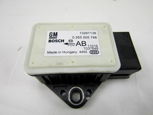 SENSOR ESP OEM N. 13267138 0265005748 GEBRAUCHTTEIL OPEL CORSA D (02/2011 - 2014) DIESEL HUBRAUM 13 JAHR. 2012