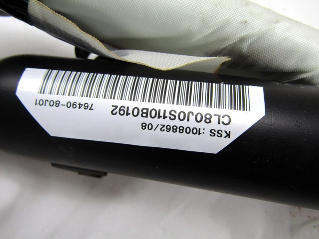 KOPFAIRBAG LINKS OEM N. 76490-80J01 GEBRAUCHTTEIL FIAT SEDICI (05/2009 - 2014) DIESEL HUBRAUM 20 JAHR. 2011