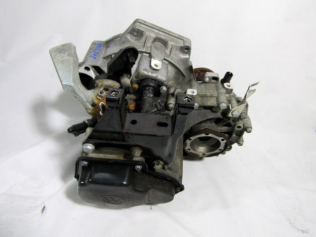 SCHALTGETRIEBE OEM N. 02J301107Q 02R300041GX GEBRAUCHTTEIL SEAT IBIZA MK4 BER/SW (2008 - 2012)DIESEL HUBRAUM 14 JAHR. 2009