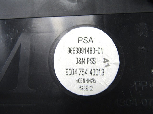 SOUND MODUL SYSTEM OEM N. 9663991480 GEBRAUCHTTEIL CITROEN DS3 (2009 - 2014) BENZINA HUBRAUM 16 JAHR. 2011