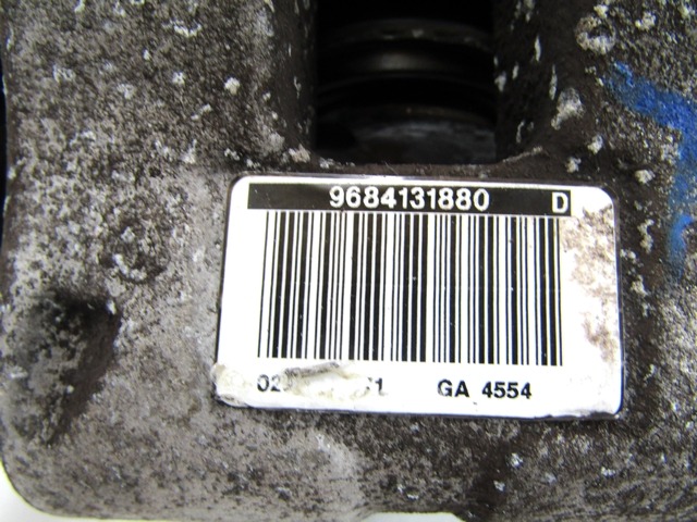 BREMSSATTEL BREMSZANGE HINTEN RECHTS  OEM N. 9684131880 GEBRAUCHTTEIL CITROEN C4 PICASSO/GRAND PICASSO MK1 (2006 - 08/2013) DIESEL HUBRAUM 20 JAHR. 2008