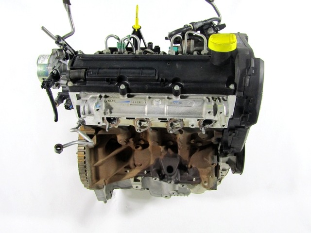 MOTOR OEM N. K9KT7 GEBRAUCHTTEIL RENAULT CLIO (05/2009 - 2013) DIESEL HUBRAUM 15 JAHR. 2009