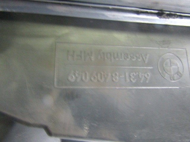 ANSAUGGERAUSCHDAMPFER OEM N. 64318409049 GEBRAUCHTTEIL BMW SERIE X5 E53 (1999 - 2003)BENZINA HUBRAUM 30 JAHR. 2001