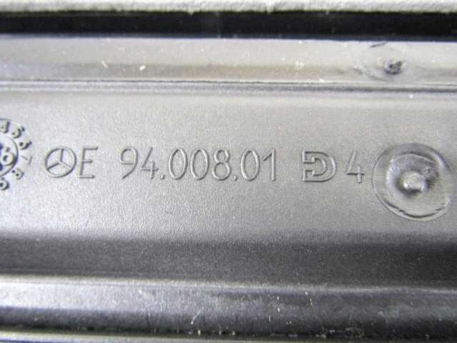 ARMAUFLAGE MITTELKONSOLE OEM N. E9300305 GEBRAUCHTTEIL MERCEDES CLASSE E W210 BER/SW (1995 - 2003) BENZINA HUBRAUM 20 JAHR. 1996