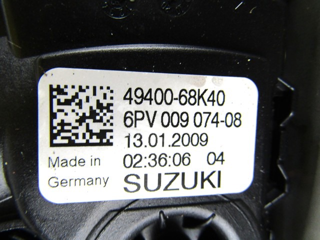 WERTGEBER / GASWERTGEBER GASPEDAL OEM N. 49400-68K40 GEBRAUCHTTEIL SUZUKI GF-ALTO (2008 - 2014)BENZINA/GPL HUBRAUM 10 JAHR. 2010