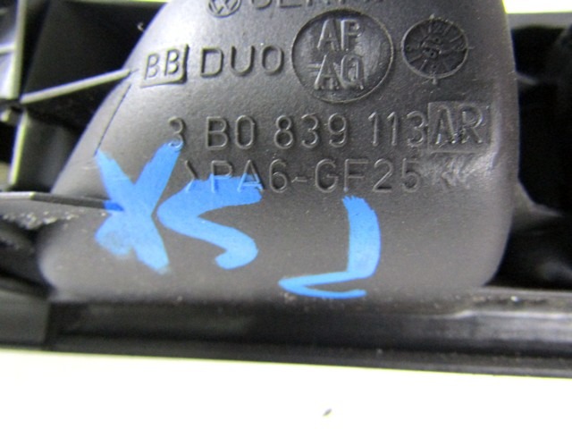 TUROFFNER OEM N. 3B0839113AR GEBRAUCHTTEIL VOLKSWAGEN PASSAT B5 3B BER/SW (08/1996 - 11/2000)DIESEL HUBRAUM 19 JAHR. 1999