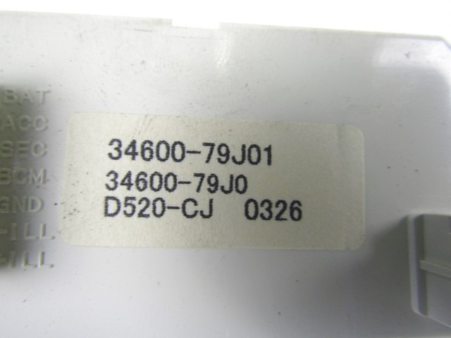 BORDCOMPUTER OEM N. 34600-79J01 GEBRAUCHTTEIL FIAT SEDICI (2006 - 4/2009) DIESEL HUBRAUM 19 JAHR. 2006