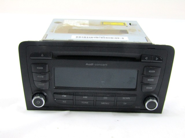 RADIO CD?/ VERSTARKER / HALTER HIFI SYSTEM OEM N. 8P0035186G GEBRAUCHTTEIL AUDI A3 8P 8PA 8P1 (2003 - 2008)DIESEL HUBRAUM 19 JAHR. 2008